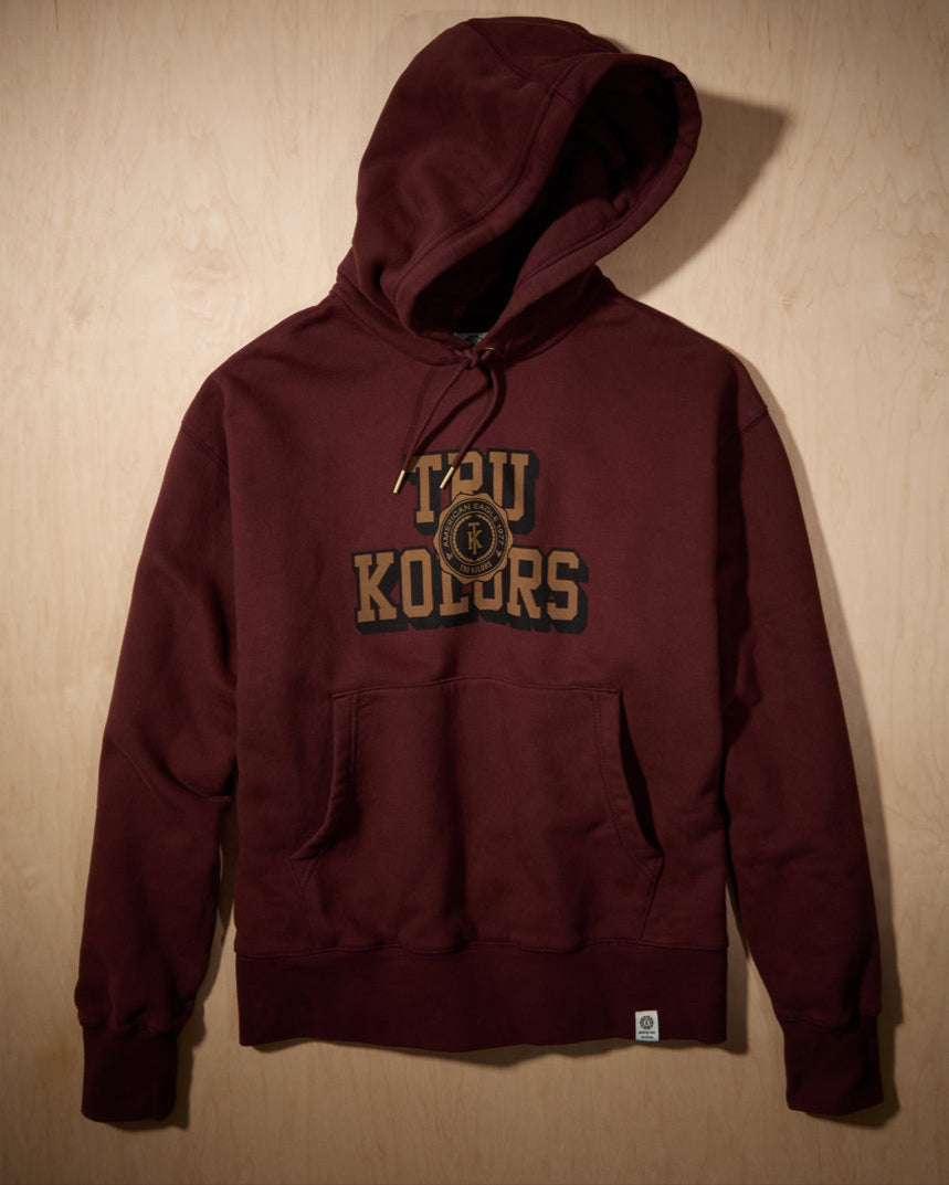 AE x TK Heavyweight Graphic Hoodie (Burg) – Tru Kolors