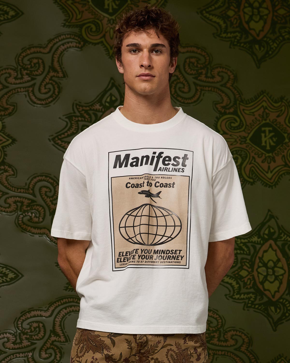 AE x TK Manifest Airlines Graphic T-Shirt