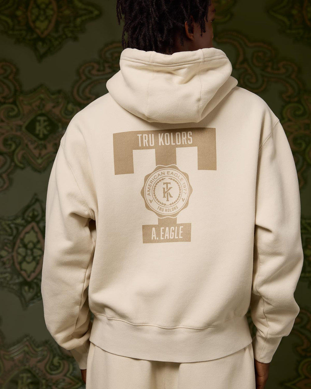 AE x TK Heavyweight Graphic Hoodie (Cream)