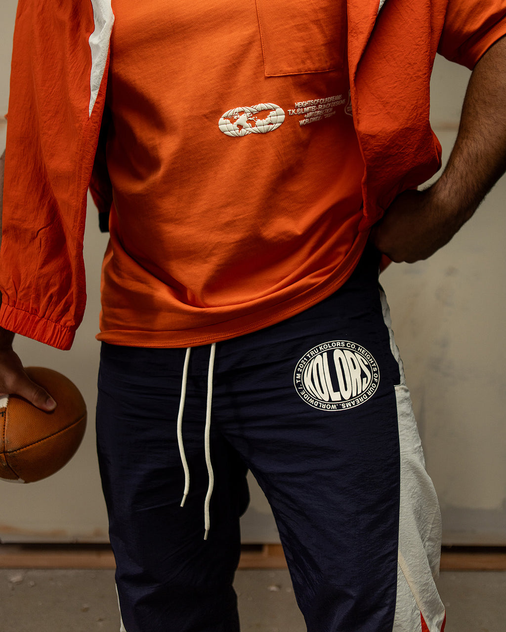 Navy Track Suit Pant