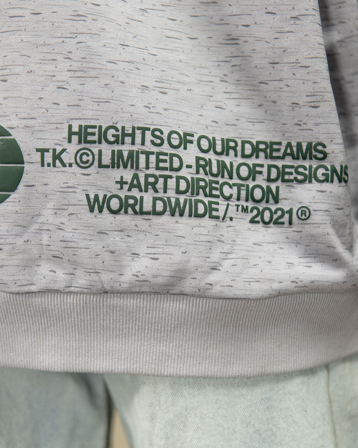 TK Varsity Gray Crewneck