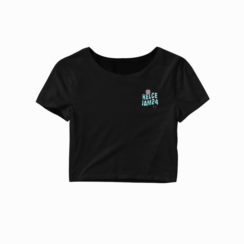 TK x Kelce Jam Warp Crop Collab Tee (Black)