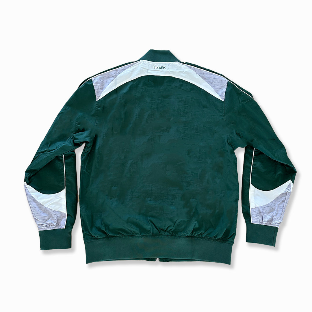 Hunter Green Varsity Track Suit Jacket
