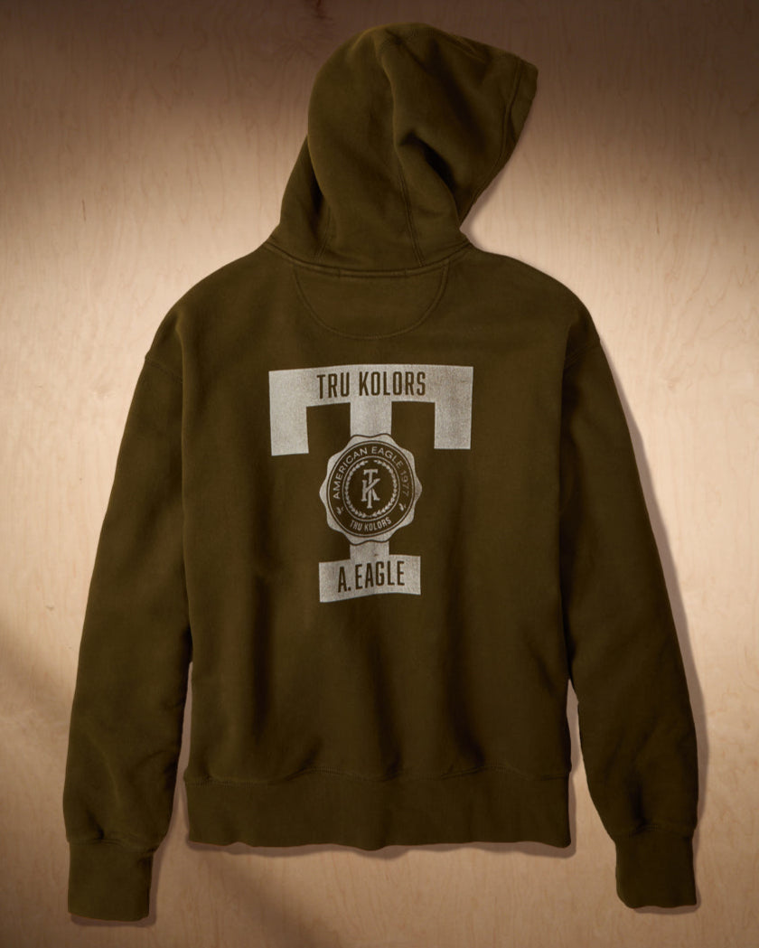 AE x TK Heavyweight Graphic Hoodie (Olive)