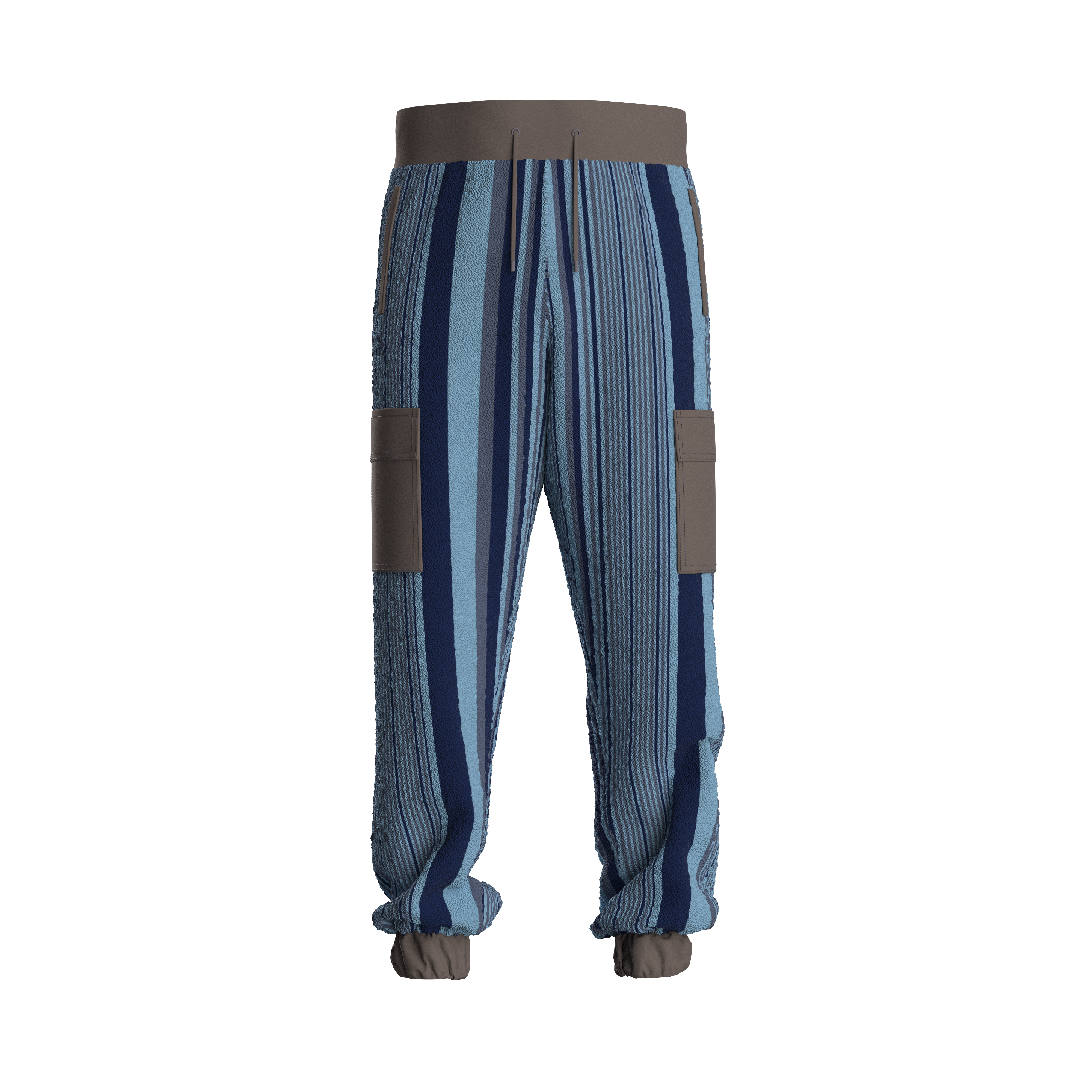 Striped Sherpa Fleece Pant